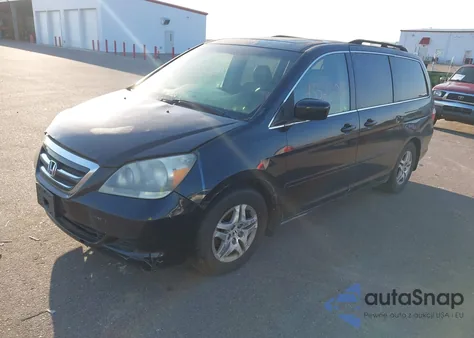 2005 Honda Odyssey Ex-L from USA, damaged, VIN 5FNRL38625B122716